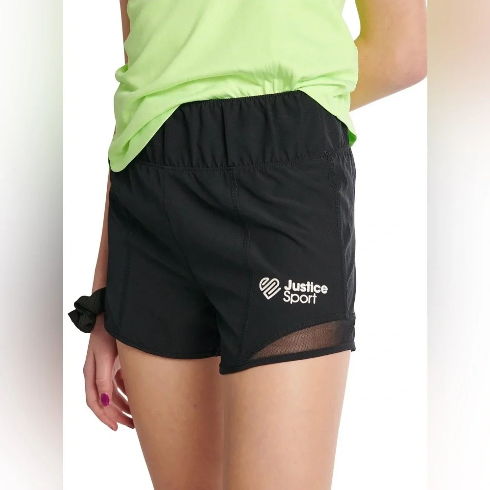 Justice Sport Girls Shorts Size M (10) Black
